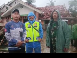 Tagana Ciamis Respon Cepat Bencana Puting Beliung di Purwadadi