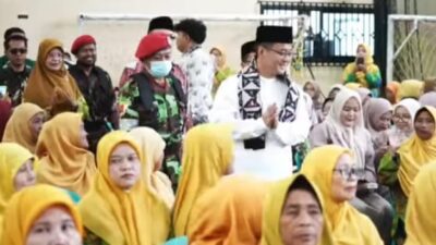 Bupati Tasikmalaya, Cecep Nurul Yakin menghadiri halalbihalal Muhammadiyah Tasikmalaya di Pesantren Muhammadiyah Al-Furqon, Rabu, 22 April 2026. (Foto: Kominfo Kabupaten Tasikmalaya/Adv)