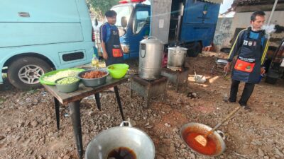 Tagana Ciamis Masak 100 Porsi untuk Jumat Berkah, Wujud Pengabdian Tak Hanya Saat Bencana