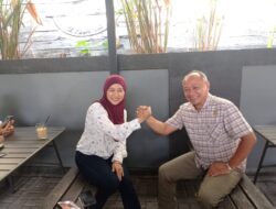 28 Tahun PAN, Asep Rahmat dan Gitta Griselda Bersilaturahmi dengan Awak Media