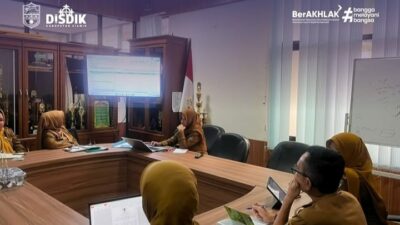 Dinas Pendidikan Kabupaten Ciamis melaksanakan Rapat Koordinasi Tim Satuan Tugas Percepatan Penyelenggaraan Program Makan Bergizi Gratis, Selasa (4/8/2026). Foto: Istimewa