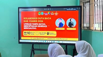 Duta Baca Ciamis dan Duta Literasi SMAN 1 Banjaranyar Kolaborasi Gerakkan Literasi Generasi Muda